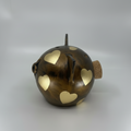 Golden Hearts | Handmade Piggy Bank